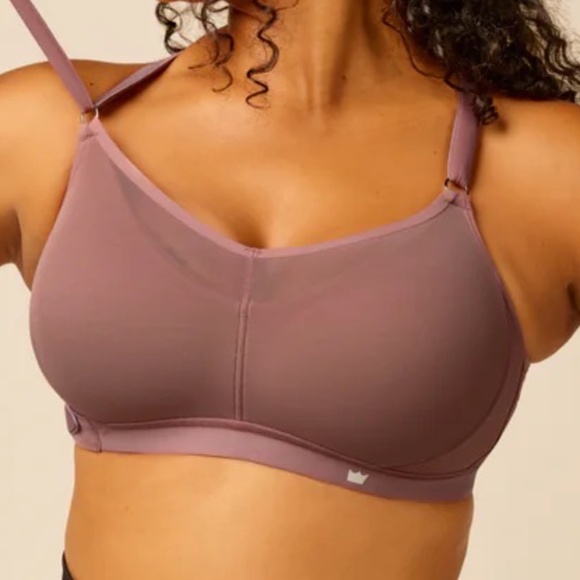 SHEFIT Full Coverage Bra Medium Impact 5Luxe Rose Taupe Adjustable - Picture 2 of 6